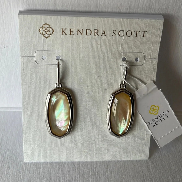 NWT Kendra Scott Dani Abalone Earrings - Picture 3 of 7